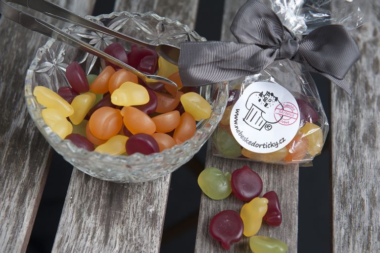 ovocná směs bonbóny
